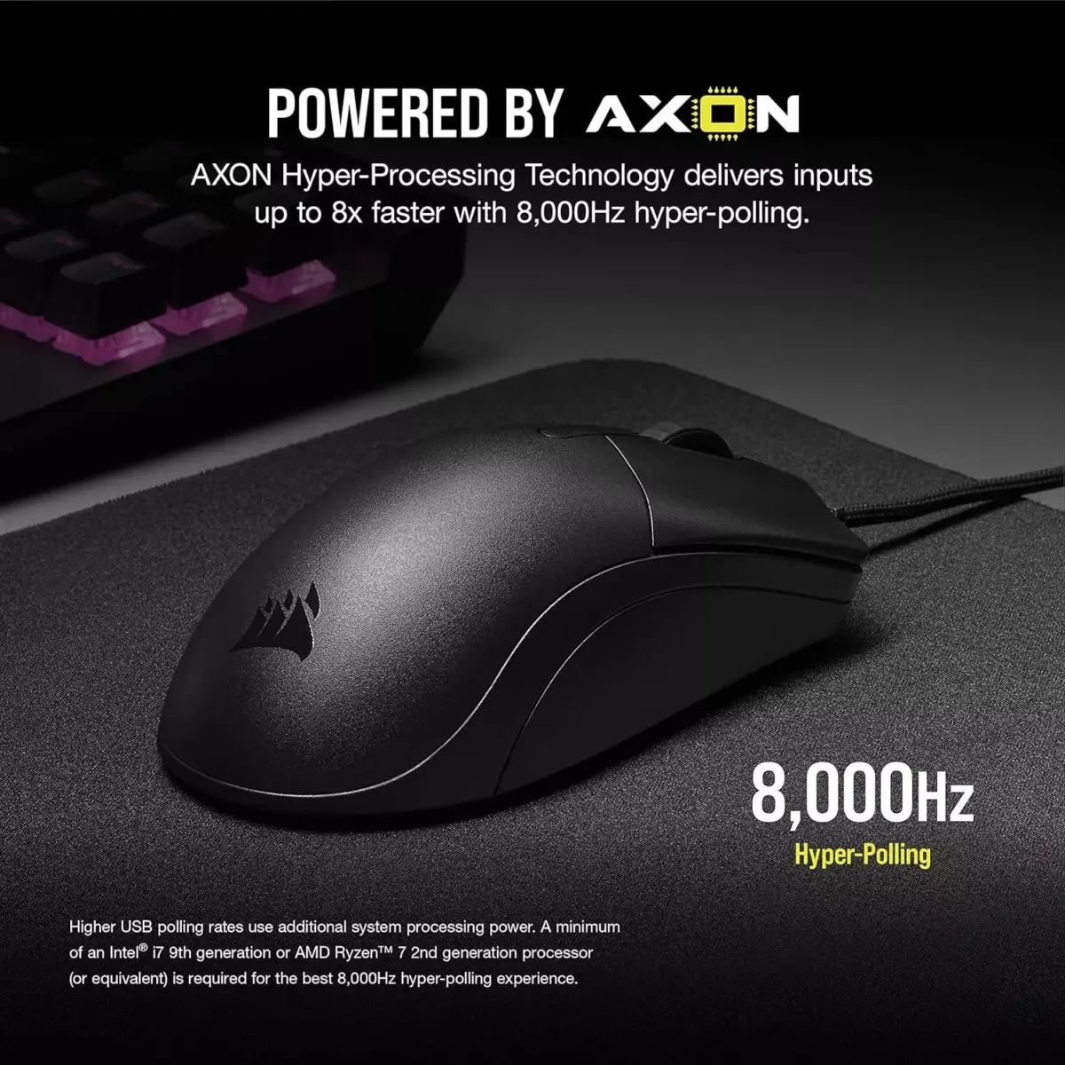 CORSAIR Sabre PRO Champion Series Gaming Mouse - 18,000 DPI - 8K Polling Rate