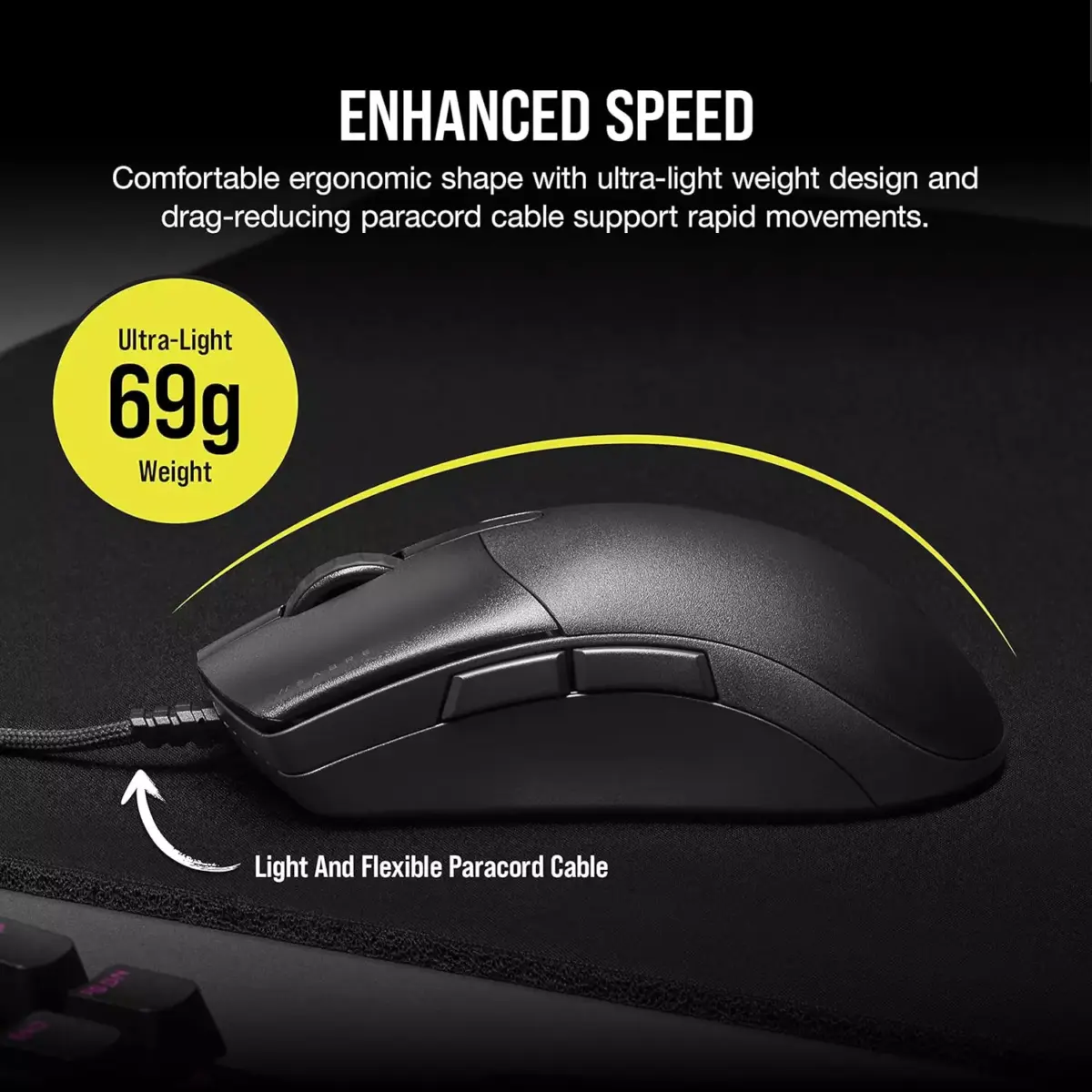CORSAIR Sabre PRO Champion Series Gaming Mouse - 18,000 DPI - 8K Polling Rate