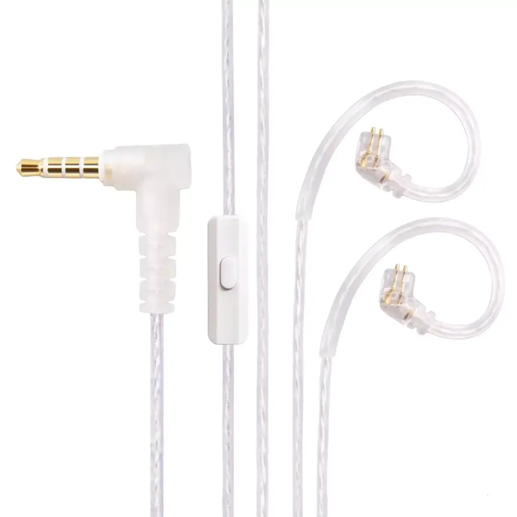Cable For KZ ZSN Pro X in Ear Monitor Dual Driver Earphone With Mic (3.5MM)