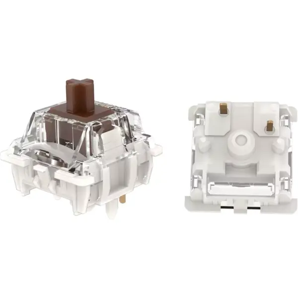 GATERON G Pro 3.0 Brown Tactile Switches RGB Pre-lubed 5 pins for Gaming Mechanical Keyboard (Pack 35)