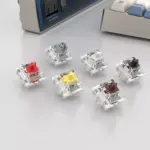 GATERON G Pro 3.0 Yellow Tactile Switches RGB Pre-lubed 5 pins for Gaming Mechanical Keyboard (Pack 35)