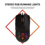 JeDEL GM1320 RGB Gaming Mouse - Optical Sensor 7200 DPI - Polling Rate 1000Hz - 7 Buttons Braided cable