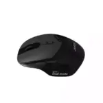 JeDEL WD155 Wireless 2.4Ghz , Bluetooth Rechargeable Mouse - Optical Sensor 2000 DPI - 7 Buttons With 2 Side Buttons (Black)