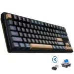 Jedel WKL102 3-Mode Wireless, Bluetooth, Wired Gaming Mechanical Keyboard - Hotswapple Blue Switches - Full Keys Anti Ghosting