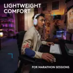 Logitech G522 Tri-Connectivity with LIGHTSPEED, Bluetooth, USB Gaming Headset, LIGHTSYNC RGB, Full Bandwidth Mic & Advanced Synchronised Audio (Black)