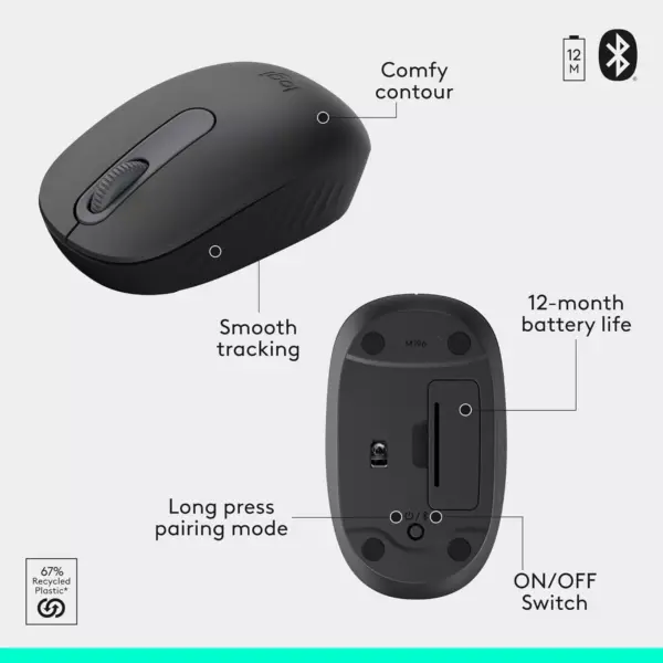 Logitech MK250 Bluetooth Wireless Mouse and Keyboard Combo (Arabic)
