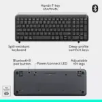 Logitech MK250 Bluetooth Wireless Mouse and Keyboard Combo (Arabic)
