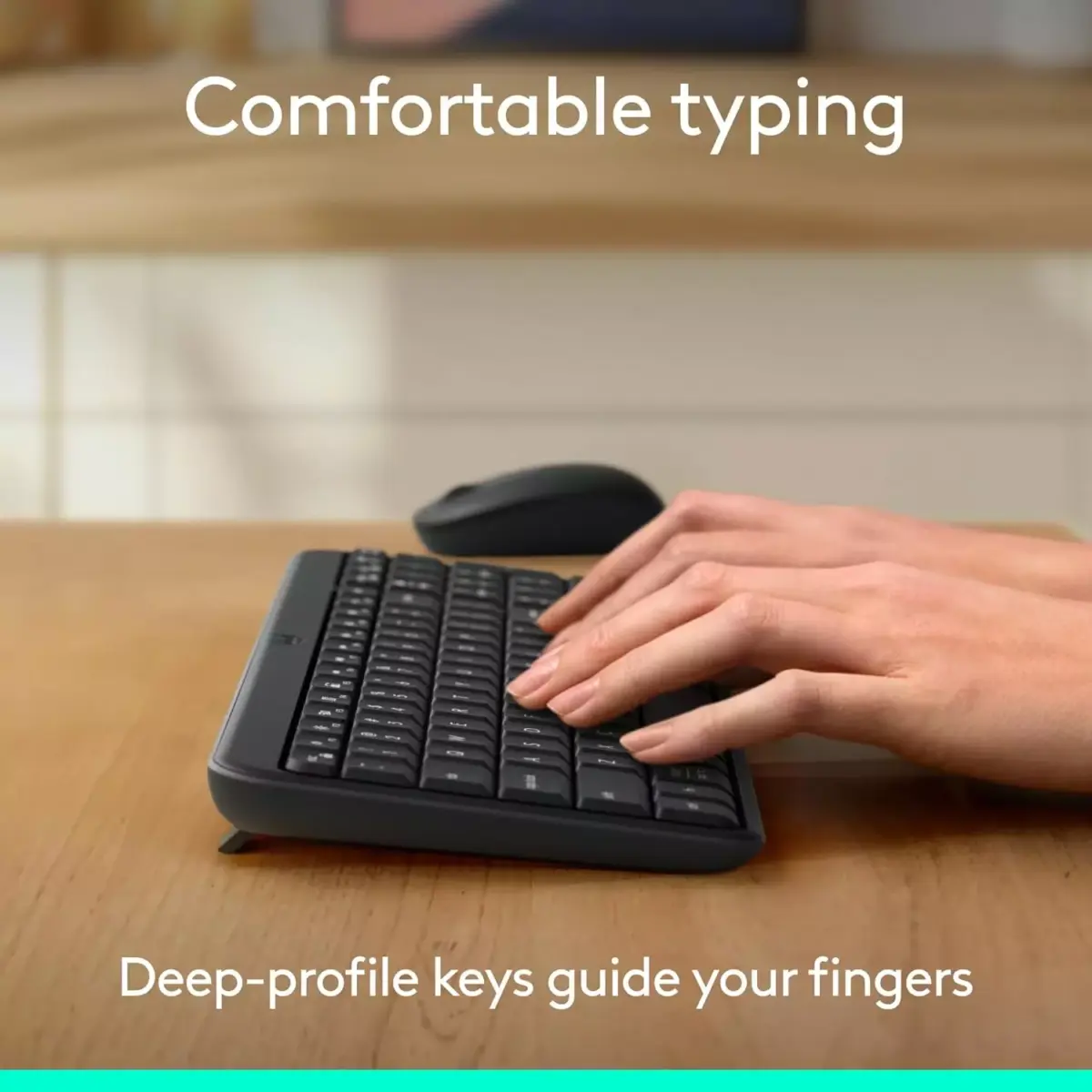 Logitech MK250 Bluetooth Wireless Mouse and Keyboard Combo (Arabic)