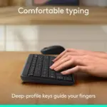 Logitech MK250 Bluetooth Wireless Mouse and Keyboard Combo (Arabic)