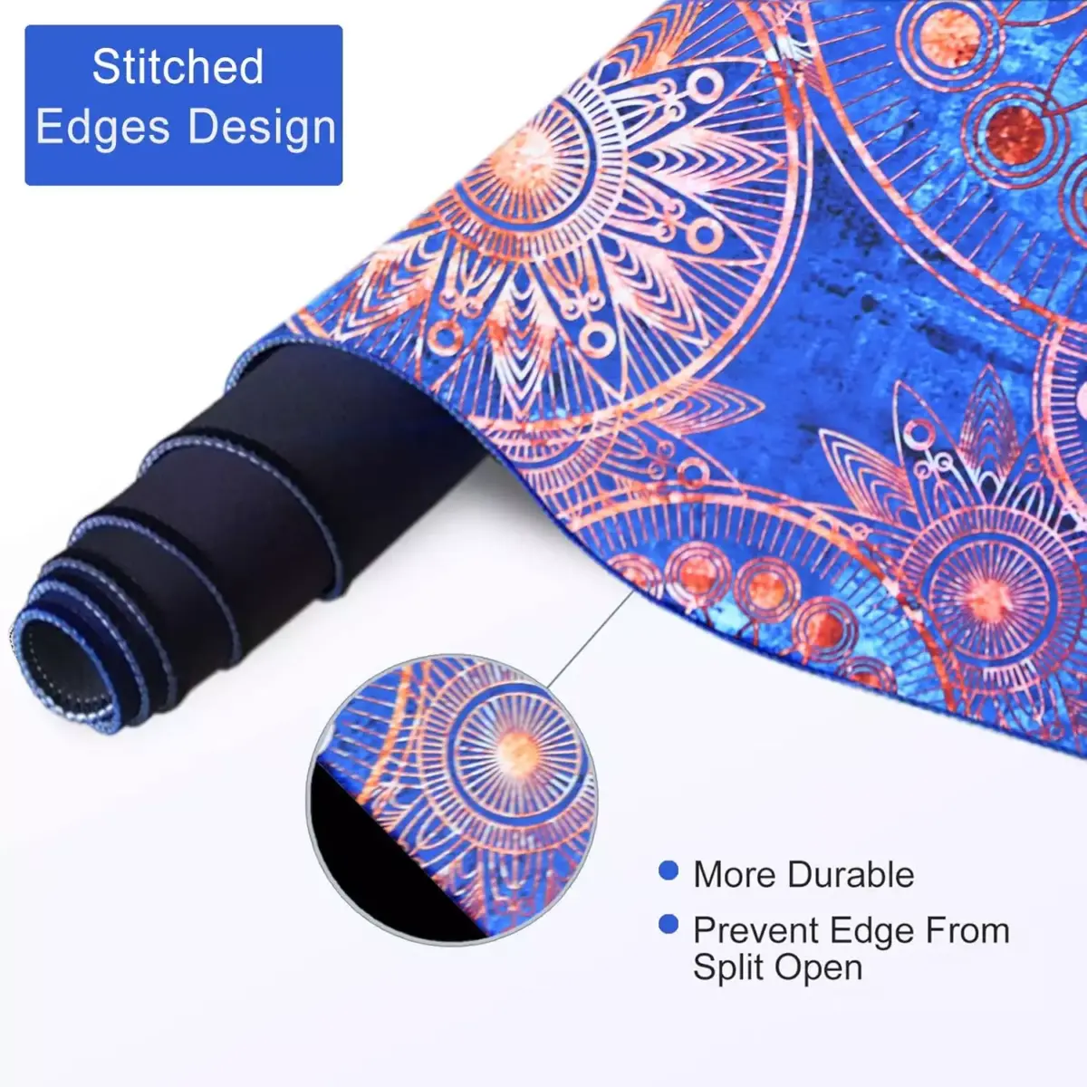 Mandala Design Gaming Mouse Pad - Extended Size 80 x 30 CM