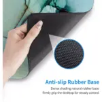 Marble Green Gaming Mouse Pad - Extended Size 80 x 40 CM