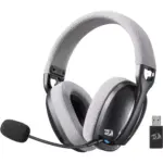 Redragon H878 SKULD PRO Wireless / Bluetooth / Wired Gaming Headset - 7.1 Surround Sound (Black&Gray)