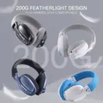 Redragon H878 SKULD PRO Wireless / Bluetooth / Wired Gaming Headset - 7.1 Surround Sound (Black&Gray)