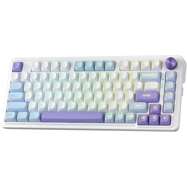 Redragon K673 UCAL MAX 3-Modes Wireless, Bluetooth Wired RGB Gaming Mechanical Keyboard, Dedicated Knob Control Custom Linear Switch