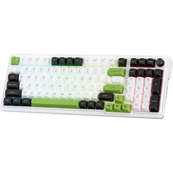 Redragon K686 EISA MAX 3-Modes Wireless, Bluetooth Wired RGB Gaming Mechanical Keyboard, Dedicated Knob Control Custom Linear Switch