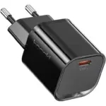 toocki 20W USB-C Fast Charger with GaN, Compact & Universal for iPhone 12-16/Samsung S22-S23/iPad/Xiaomi/Huawei - USB C Plug & Smart Safety (Black)