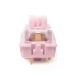 KTT Rose Pink Switches, 3-Pin Linear 38gf Dustproof Key Switches For Redragon T-DAGGER Keyboard (Pack 35)