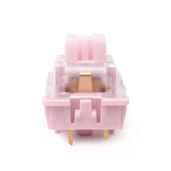 KTT Rose Pink Switches, 3-Pin Linear 38gf Dustproof Key Switches For Redragon T-DAGGER Keyboard (Pack 35)