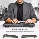 ProtoArc Backlit Wired Ergonomic Keyboard, USB Wired Ergonomic Split Keyboard with Wrist Rest, 104 Keys, Compatible with Desktop, Laptop, Windows, Mac